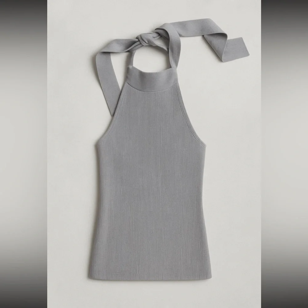 A.L.C. Merino Wool Ribbed Top - Picture 2 of 5
